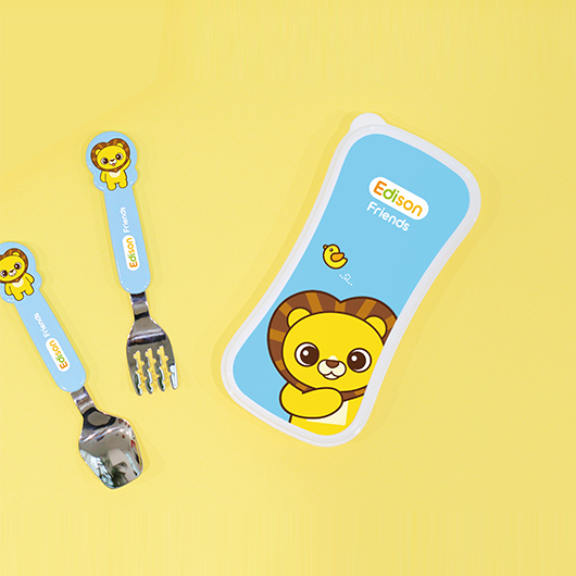 Edison Friends Spoon & Fork Case Set for Baby