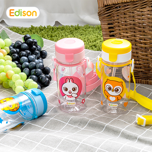 Edison Friends No-Spill Ecozen Straw Cup