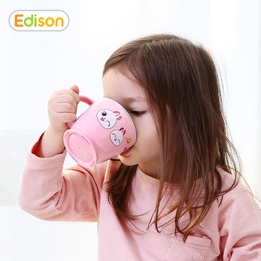 Edison Friends Non-slip Stainless Single Handle Cup