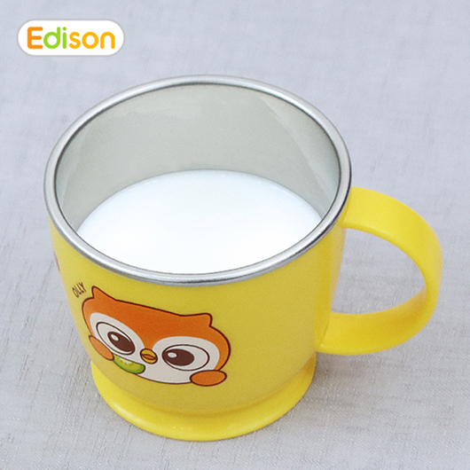 Edison Friends Non-slip Stainless Single Handle Cup