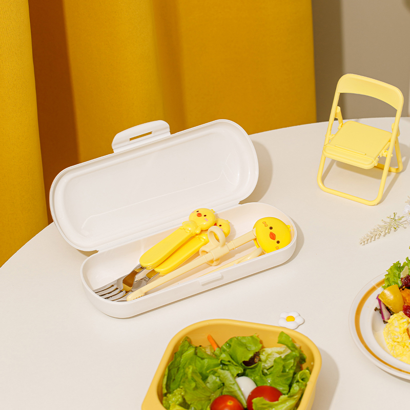 Edison Friends Customized Chopsticks Spoon & Fork Case Set