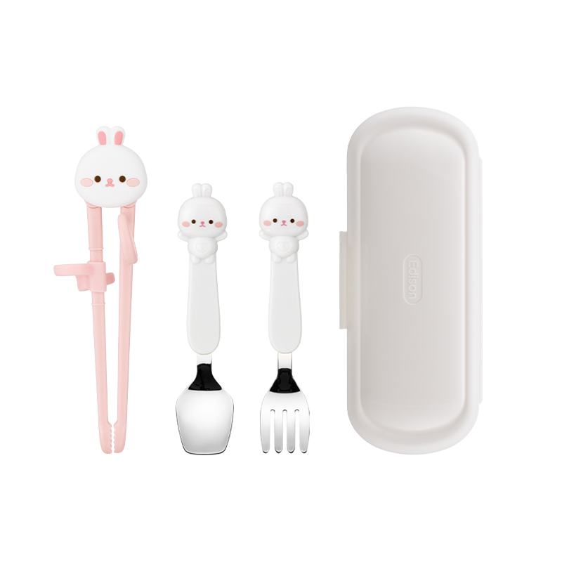 Edison Friends Customized Chopsticks Spoon & Fork Case Set