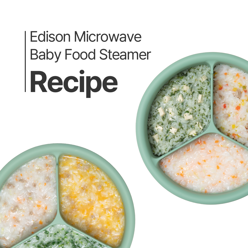 Edison Microwave Baby Food Steamer-Recipe